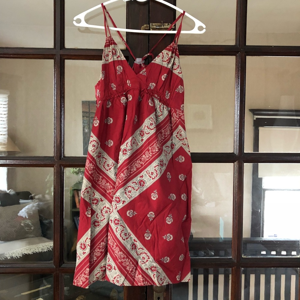 Red Converse One Star Dress